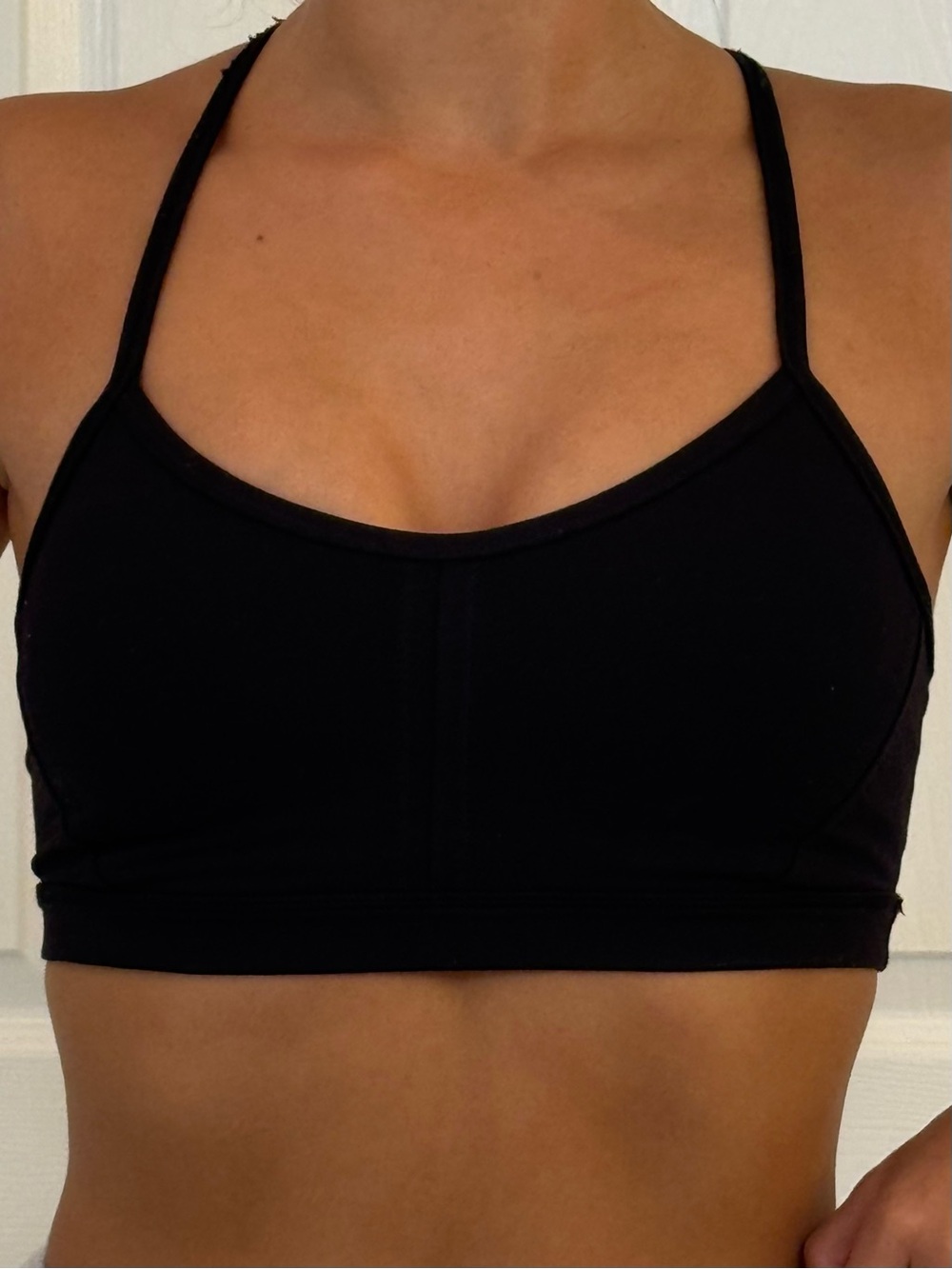 lululemon Black Strappy Sports Bra